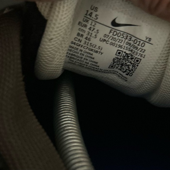 Nike Zoom Vomero 5 blk sesame Men’s 13 - Picture 8 of 9